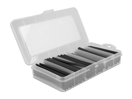 [90173983 1225826] Delock Schrumpfschlauch 116-teilig Sortimentsbox, schwarz