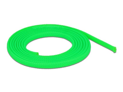 [90173994 1227911] Delock Kabelschlauch dehnbar, 2 m x 6 mm Grün