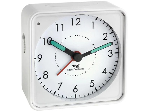 [90174018 1212594] TFA Dostmann Funkwecker Picco Weiss
