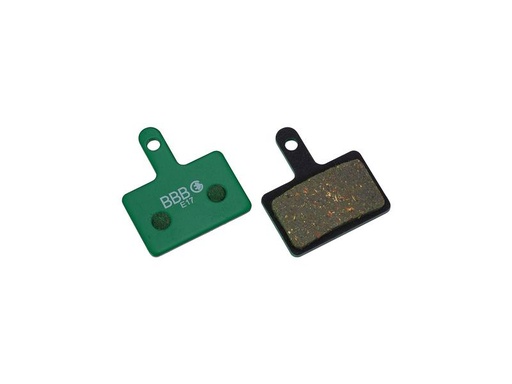 [90174078 1210371] BBB Bremsbeläge Discbelag Shimano E-Bike Deore Grün