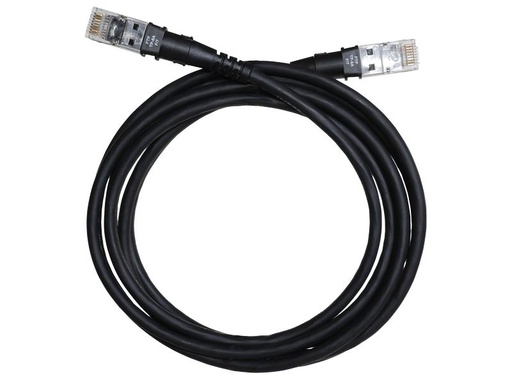 [90174085 1210600] Patchsee Patchkabel ThinPATCH Cat 6A, U/FTP, 0.9 m, Schwarz 10 Stück