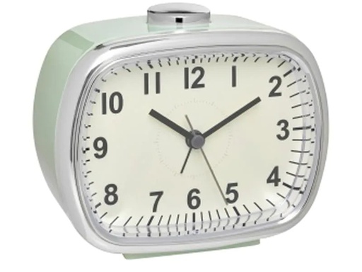 [90174103 1212582] TFA Dostmann Analoger Wecker Retro, Mint