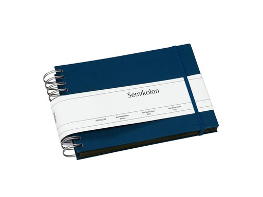 [90174112 1216914] Semikolon Fotoalbum Mini Mucho Marineblau. Schwarze Seiten