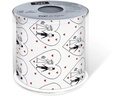 Paper + Design Toilettenpapier Wedding  Rollen, 3-lagig, Weiss
