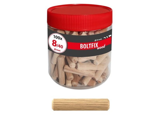 [90174245 1222556] Tox-Dübel Dübel Boltfix 8/40 mm, 100 Stück
