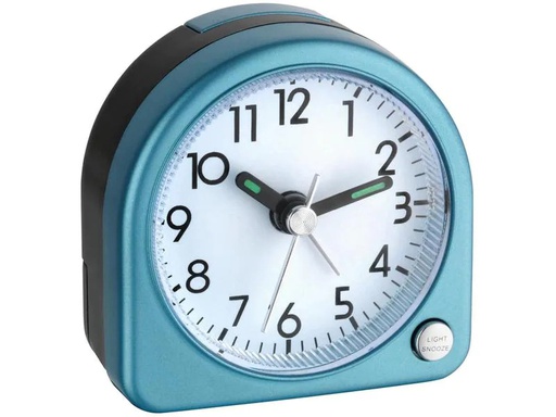 [90174247 1212574] TFA Dostmann Klassischer Wecker Blau-Metallic