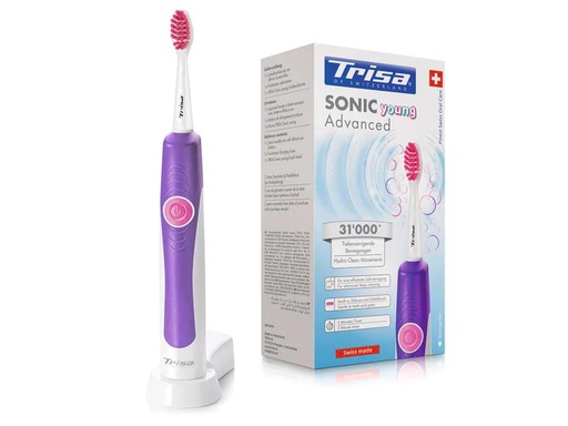 [90174331 1227498] Trisa Schallzahnbürste Sonic Advanced Young Violett