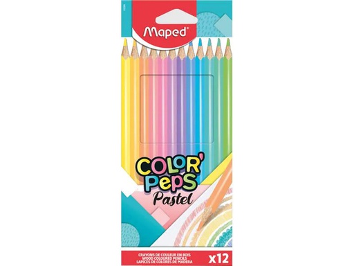 [90174354 1221167] maped Farbstifte Color Peps Pastell 12 Stück