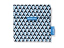 Roll'eat Lunchbeutel SnacknGo-Tiles 18 cm x 18 cm, Blau