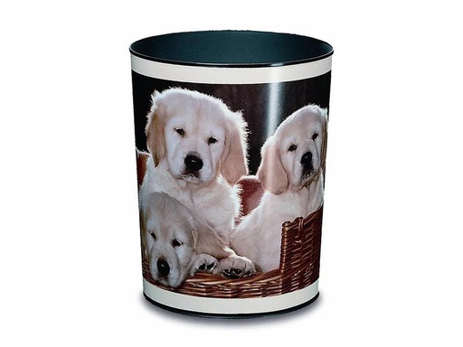 [90174412 1224056] Läufer Papierkorb 13 L, Hunde