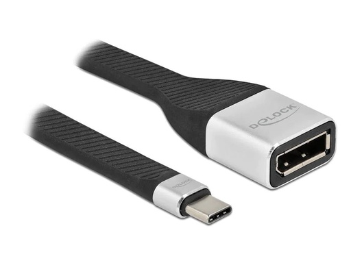 [90174544 1227934] Delock Kabel FPC Flachbandkabel USB Type-C - DisplayPort, 0.14 m