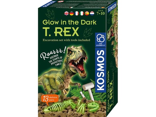 [90174603 1222932] Kosmos Experimentierkasten Glow in the Dark T-Rex