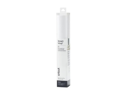 [90174792 1223953] Cricut Vinylfolie Smart ablösbar 33 x 91 cm, 1 Stück, Weiss