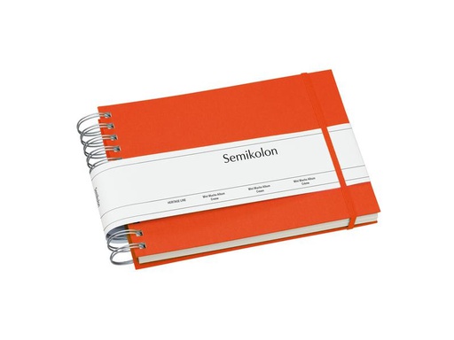 [90174798 1216901] Semikolon Fotoalbum Mini Mucho Orange. Cremefarbige Seiten