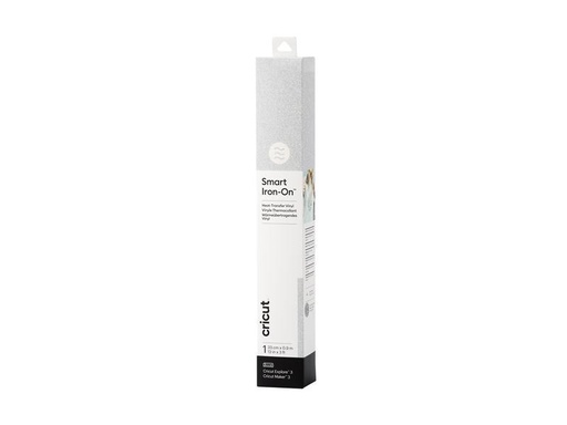 [90174931 1222542] Cricut Aufbügelfolie Smart Glitter 33 x 91 cm, 1 Stück, Silber
