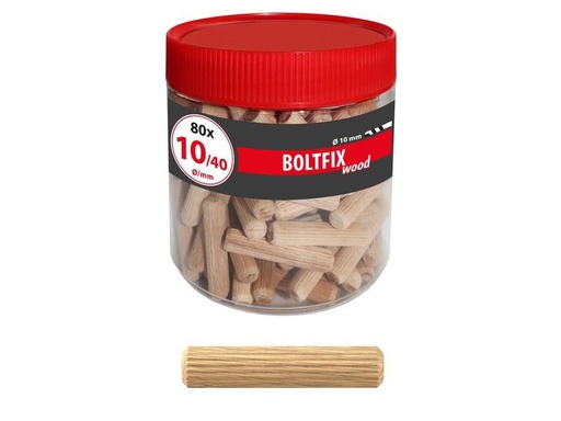 [90174962 1222557] Tox-Dübel Dübel Boltfix 10/40 mm, 80 Stück