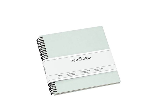 [90175008 1216928] Semikolon Fotoalbum 17 x 17 cm Moos, 20 cremeweisse Seiten