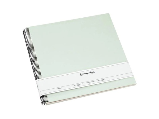 [90175022 1216955] Semikolon Fotoalbum 34.5 x 33.2 cm Moos, 50 cremeweisse Seiten