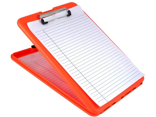 [90175046 1224081] Läufer Dokumentenhalter Slim Mate Safety Orange, 1 Stück