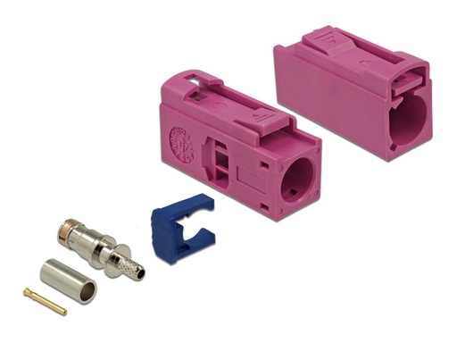 [90175123 1227329] Delock Antennenadapter FAKRA H, zum Crimpen FAKRA H - FAKRA H