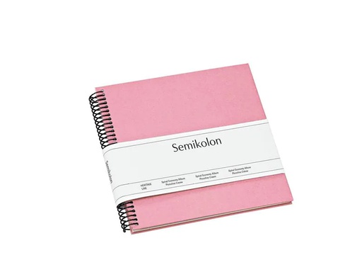 [90175439 1216926] Semikolon Fotoalbum 17 x 17 cm Rosa, 20 cremeweisse Seiten