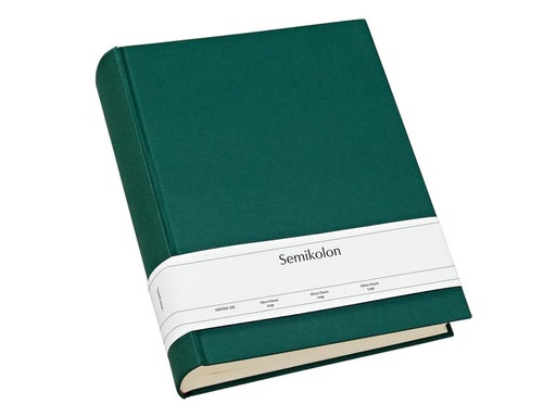 [90175592 1216861] Semikolon Fotoalbum Classic Large 24.5 cm x 30.5 cm Dunkelgrün