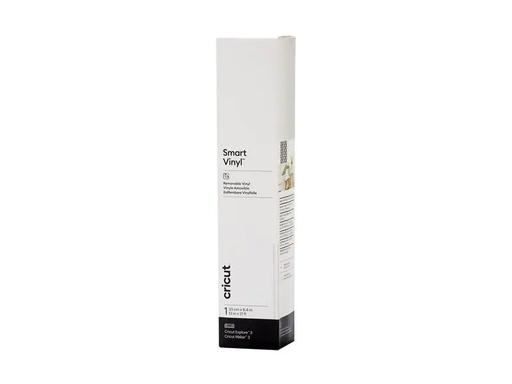 [90175630 1222602] Cricut Vinylfolie Smart ablösbar 33 x 640 cm, 1 Stück, Weiss