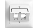 Feller EDIZIOdue Montageset UP R&M freenet 2-fach leer
