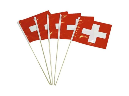 [90175695 942747] Haushaltsware Partyfähnchen Schweizerkreuz, 5er Pack