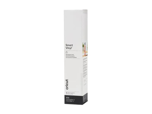 [90175787 1222560] Cricut Vinylfolie Smart Permanent 33 x 640 cm, 1 Stück, Weiss