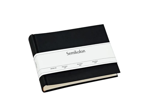 [90175797 1216874] Semikolon Fotoalbum Classic Medium 21.6 cm x 16 cm Schwarz