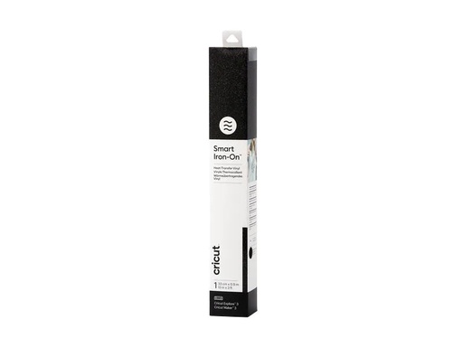 [90175887 1222539] Cricut Aufbügelfolie Smart Glitter 33 x 91 cm, 1 Stück, Schwarz