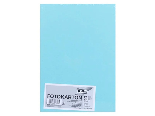 [90002405 1098830] Folia Fotokarton A4, 300 g/m², 50 Blatt, Eisblau