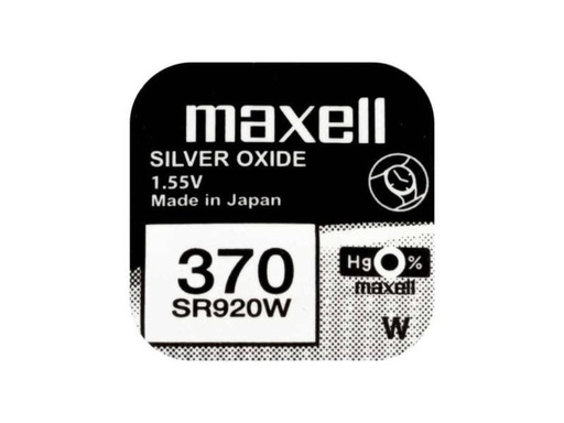 [90024283 920118] Maxell Europe LTD. Knopfzelle SR920W 10 Stück