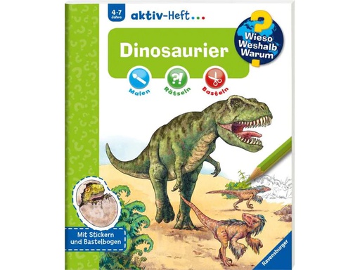 [90024297 1069543] Ravensburger Kinder-Sachbuch WWW Aktiv-Heft Dinosaurier