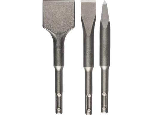 [90024357 378796] Bosch Professional Kurzmeissel-Set SDS Plus 3-teilig