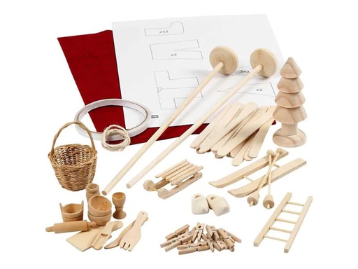 [90176298 657399] Creativ Company Mini-Utensilien Wichteltür Elfentür