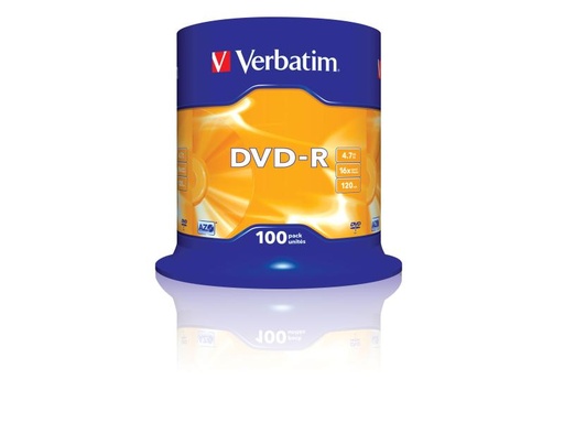 [90024552 38425] Verbatim DVD-R 4.7 GB, Spindel (100 Stück)