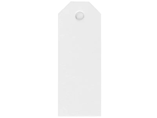 [90024636 931796] Creativ Company Geschenkanhänger Happy Moments Weiss, 3 x 8 cm, 20 Stk.