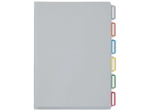 [90024710 830540] Kolma Sichthülle KolmaFlex A4 mit 5 Unterteilungen