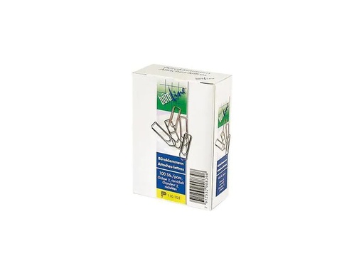 [90024792 1161630] Büroline Büroklammer Gr. 3, 28 mm 1 Pack à 100 Stück