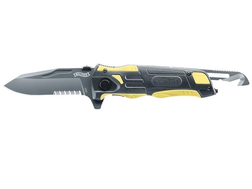 [90024814 619878] Walther Survival Knife Rescue Knife Yellow