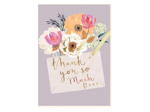 [90024868 1207081] Cart Dankeskarte Thank you so much.. 12 x 17 cm