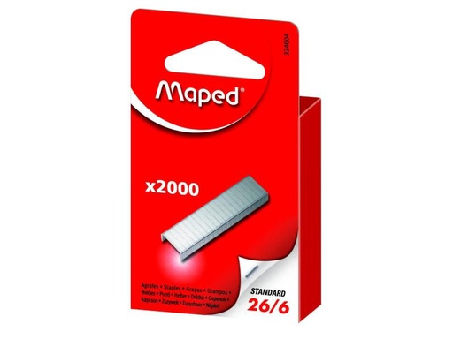 [90024881 744118] maped Heftklammer 26/6 2000 Stück