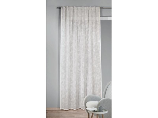 [90024966 923187] Stotz Decor AG Tagvorhang mit Faltenband Johann 135 cm x 245 cm, Weiss