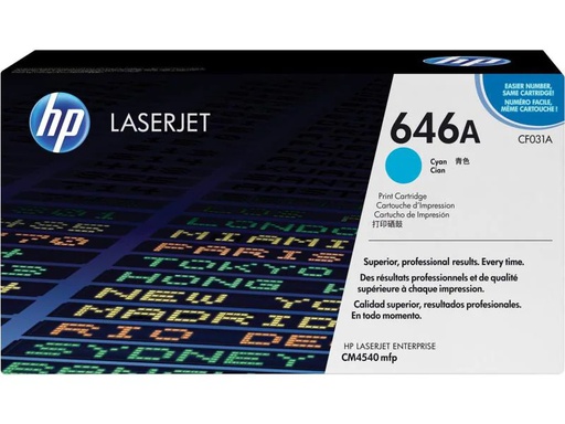 [90000226 190318] HP Toner Nr. 646A (CF031A) Cyan