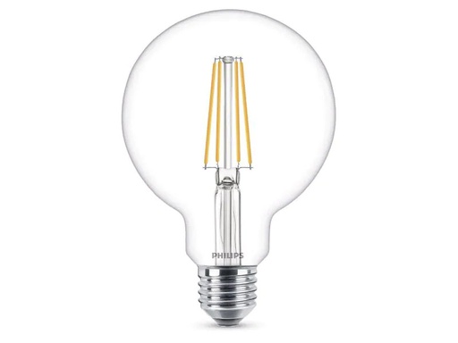 [90025016 633324] Philips Lampe LED classic 60W G93 E27 WW CL ND 1CT/4