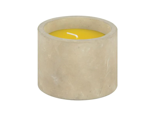 [90025034 1009743] Esschert Design Gartenkerze Citronella im Betontopf