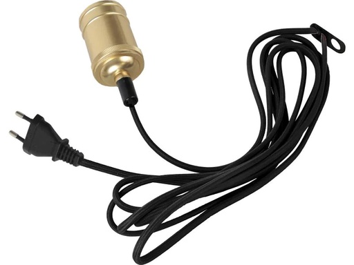 [90025039 832313] Star Trading Pendelleuchte CLASSICAL Schwarz / Messing