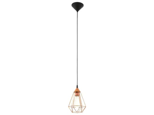[90025077 905348] EGLO Leuchten Pendelleuchte TARBES 1x E27, 17.5 cm Kupfer
